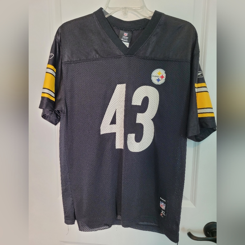 Reebok Troy Polamalu Pittsburgh Steelers Jersey Youth Boys XL (18-20) NFL